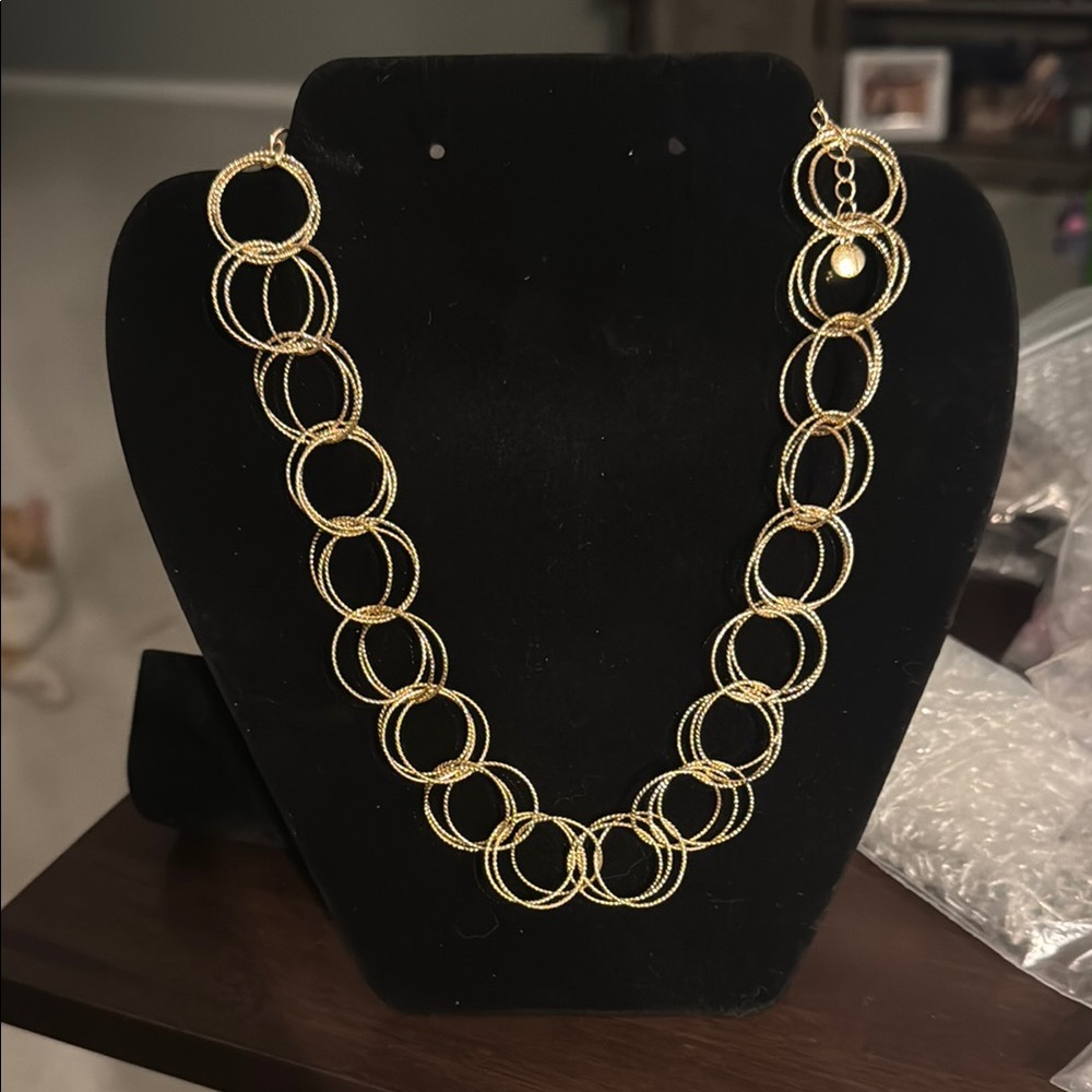 Elegant Gold-Tone Necklace